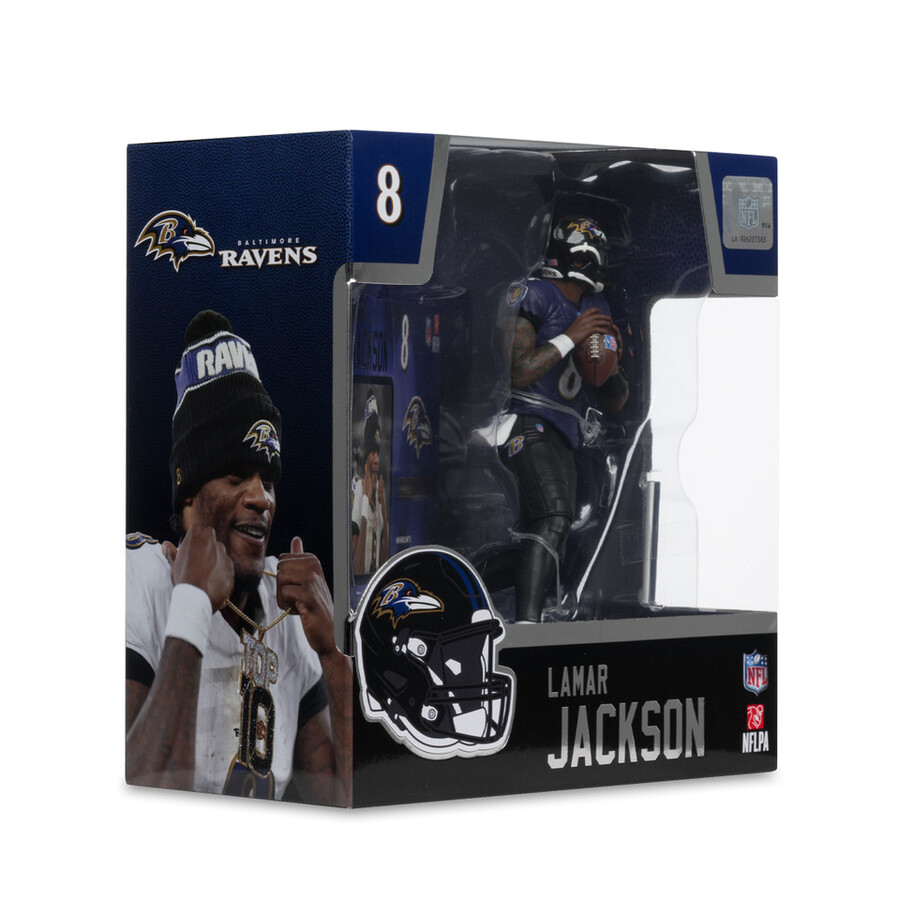 lamar jackson walternate jersey baltimore ravens nfl 7 figure mcfarlanes sportspicks