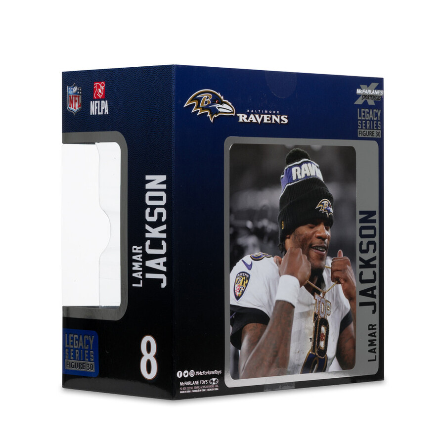 lamar jackson walternate jersey baltimore ravens nfl 7 figure mcfarlanes sportspicks