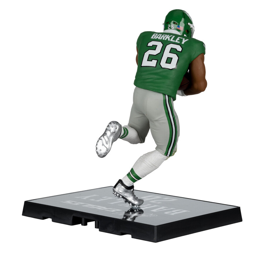 saquon barkley wclassic uniform - kelly green philadelphia eagles nfl factory sealed case 6