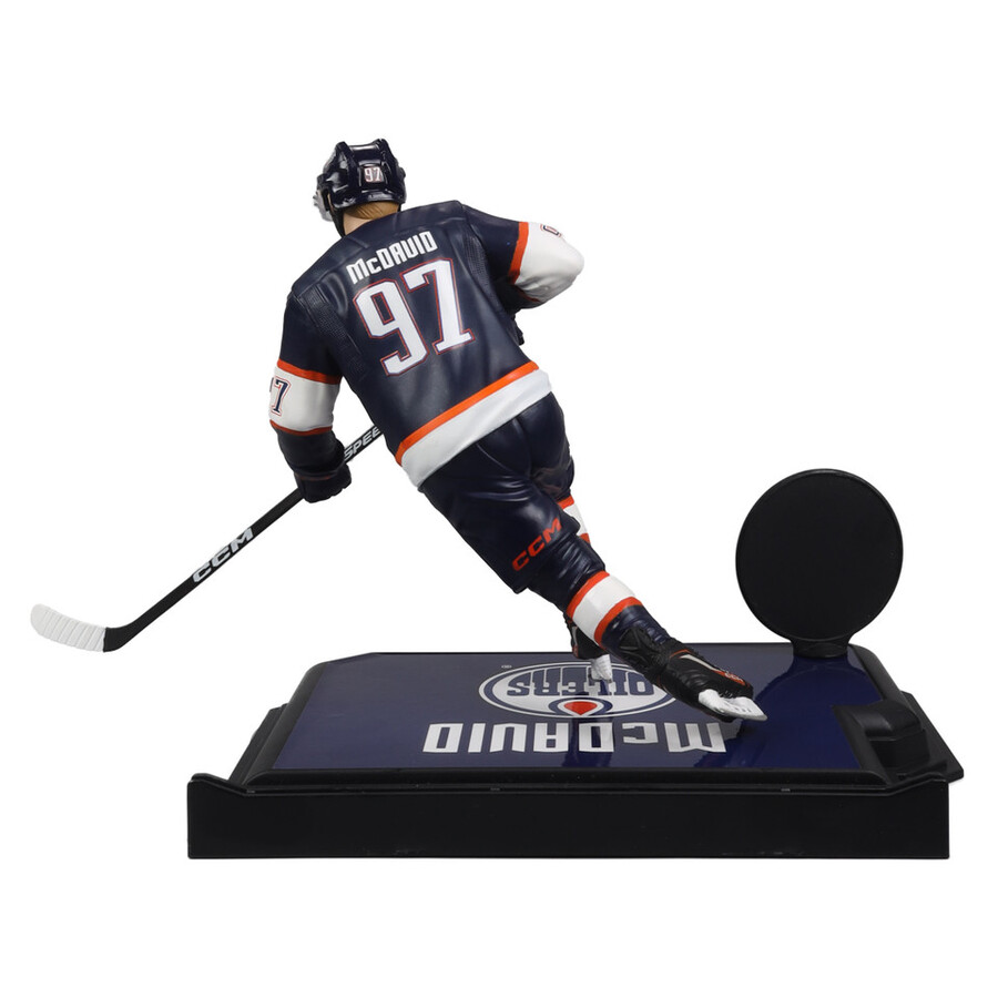 connor mcdavid wspecial edition jersey edmonton oilers gold label nhl 7 figure mcfarlanes sportspicks signed by todd mcfarlane 2001
