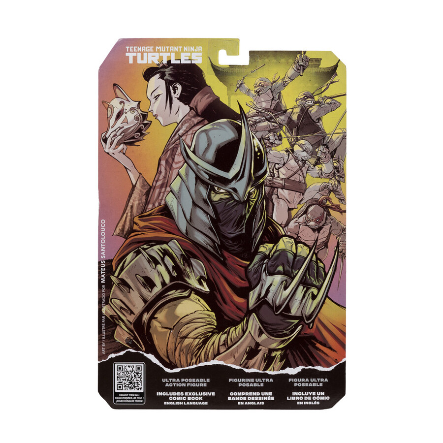 shredder page punchers teenage mutant ninja turtles 5 figure wcomic