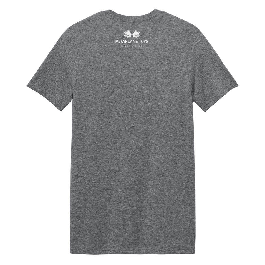 spawn comic 1 super-sized comic print t-shirt graphite gray