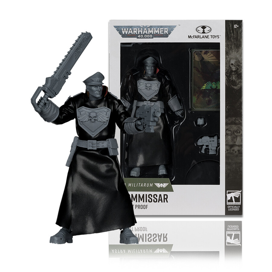 commissar astra militarum artist proof warhammer 40000 7 figure