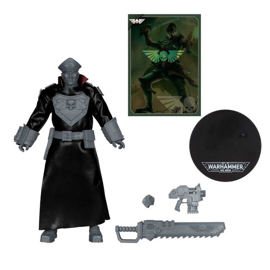 commissar astra militarum artist proof warhammer 40000 7 figure