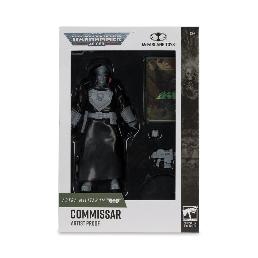 commissar astra militarum artist proof warhammer 40000 7 figure
