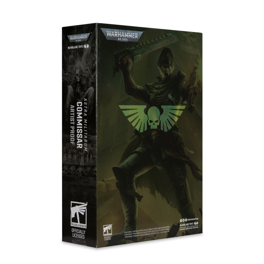 commissar astra militarum artist proof warhammer 40000 7 figure