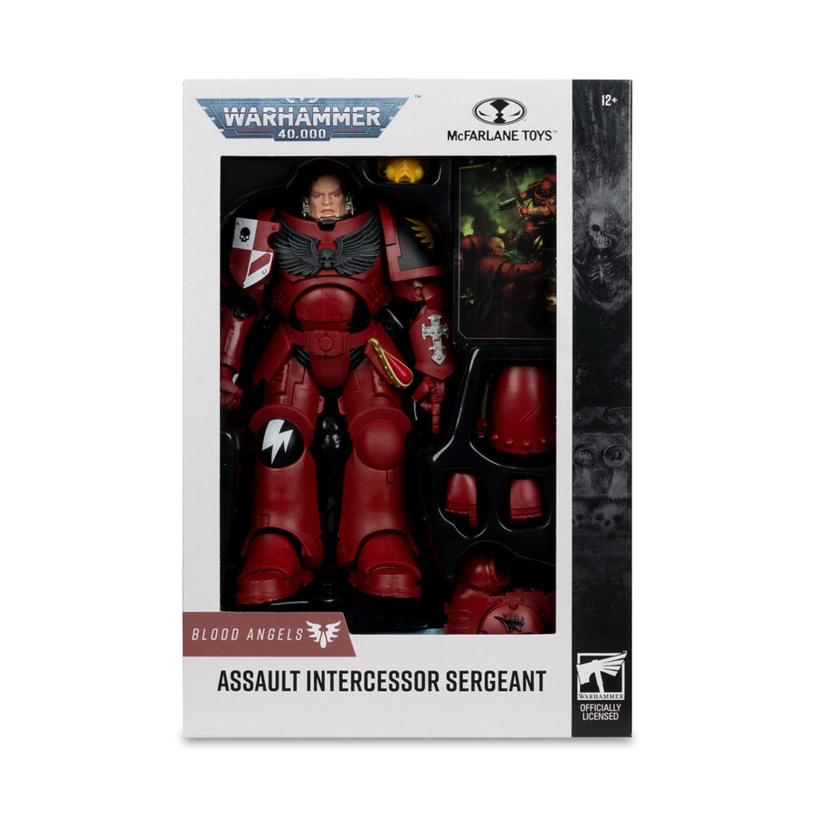 intercessor sergeant blood angels with artist proof warhammer 40000 bundle 2 7 figures