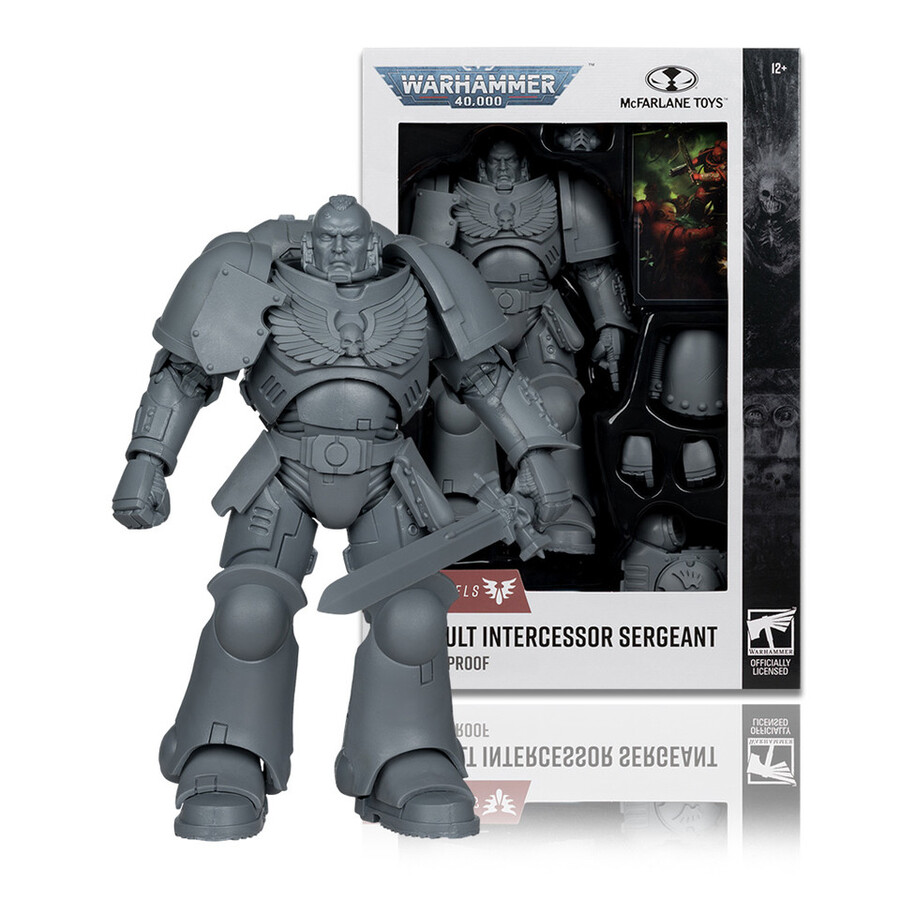 intercessor sergeant blood angels with artist proof warhammer 40000 bundle 2 7 figures