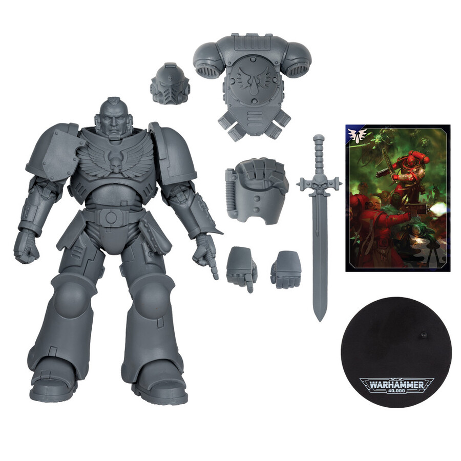 intercessor sergeant blood angels with artist proof warhammer 40000 bundle 2 7 figures