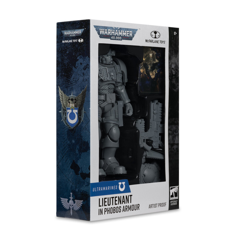 ultramarines lieutenant in phobos armor artist proof warhammer 40000 7 figure