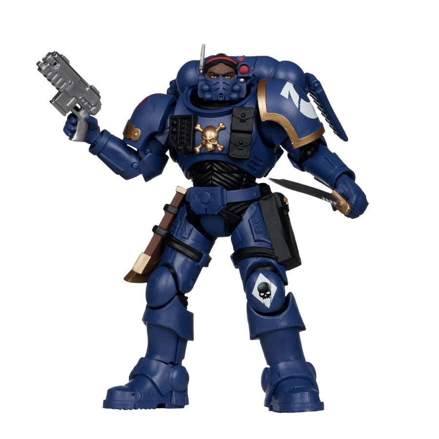 lieutenant in phobos armor ultramarines with artist proof warhammer 40000 bundle 2 7figures