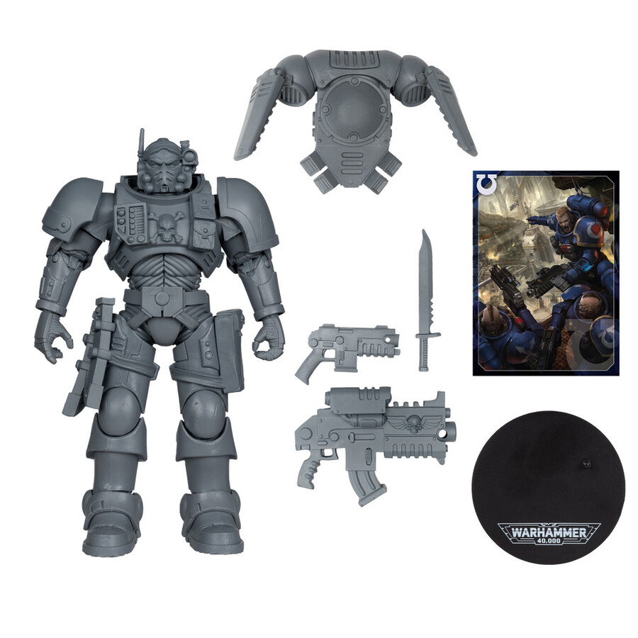 lieutenant in phobos armor ultramarines with artist proof warhammer 40000 bundle 2 7figures