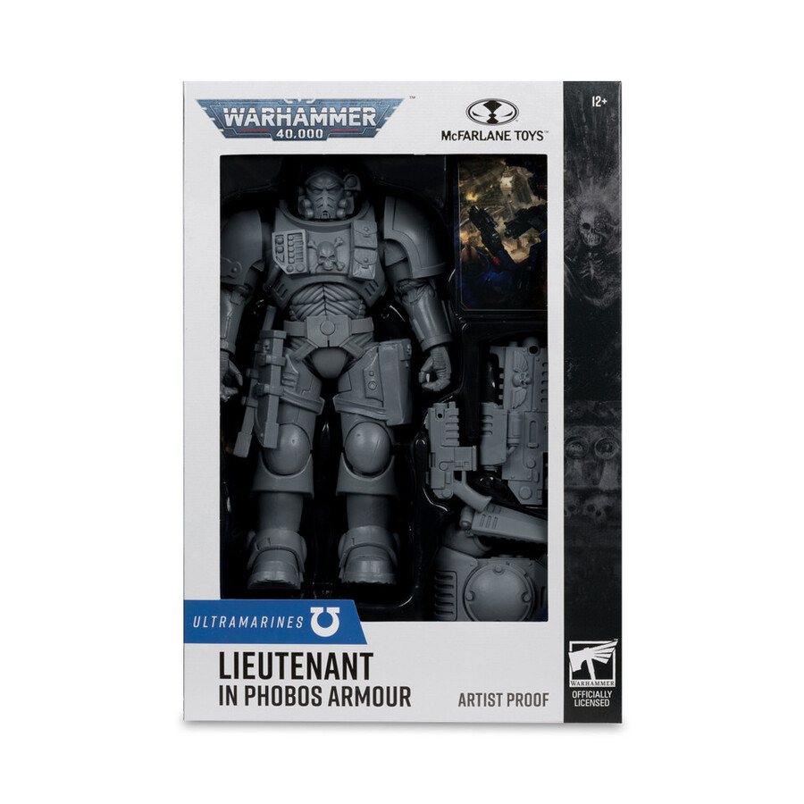 lieutenant in phobos armor ultramarines with artist proof warhammer 40000 bundle 2 7figures