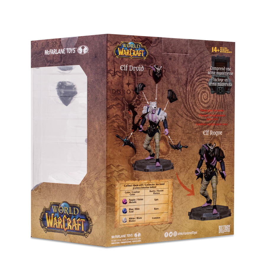elf druidrogue common world of warcraft 112 scale posed figure