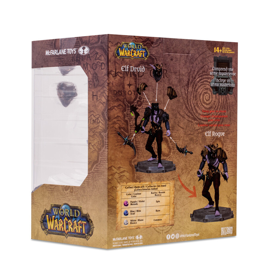 elf druidrogue epic world of warcraft 112 scale posed figure