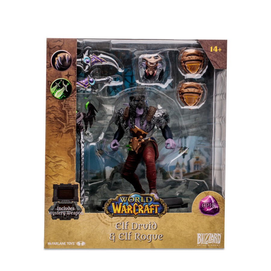 elf druidrogue epic world of warcraft 112 scale posed figure